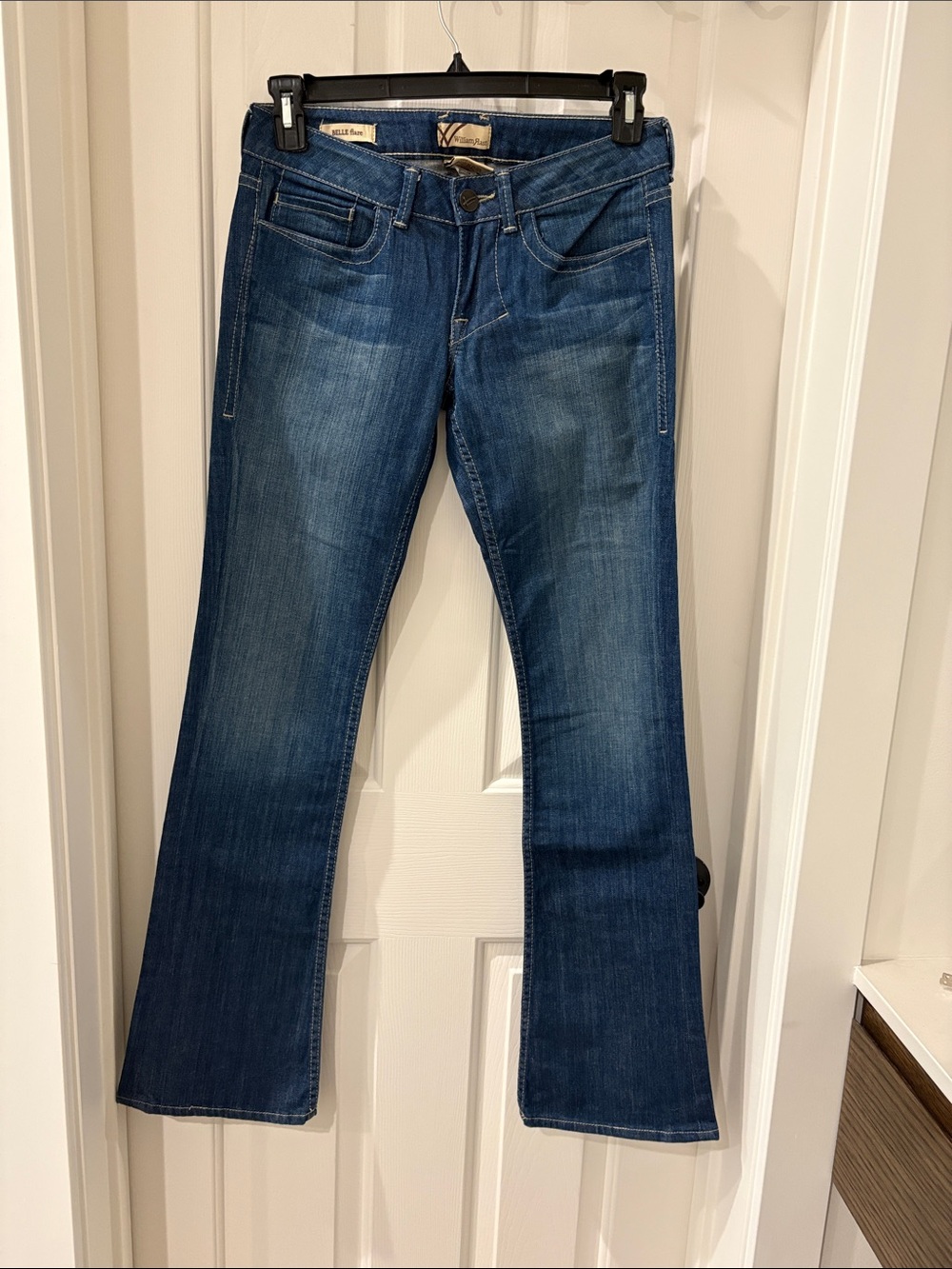 William Rast Medium Blue Belle Flare Jeans